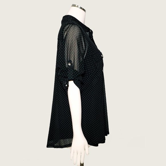 INC International Concepts Blouse with Built-In Tank NWOT - Picture 4 of 8